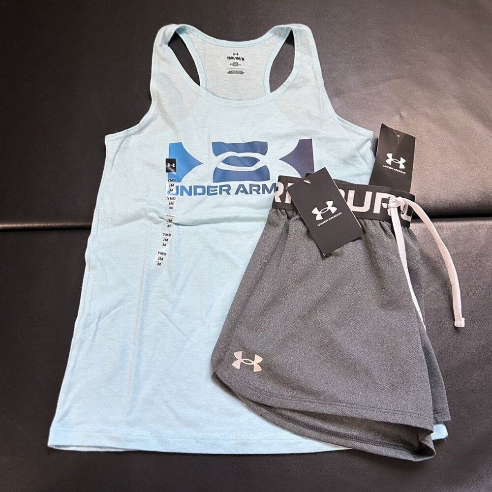 NWT Under Armour Athletic Set Girls Youth Size Medium